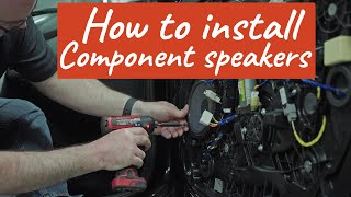How to install component car speakers | Crutchfield