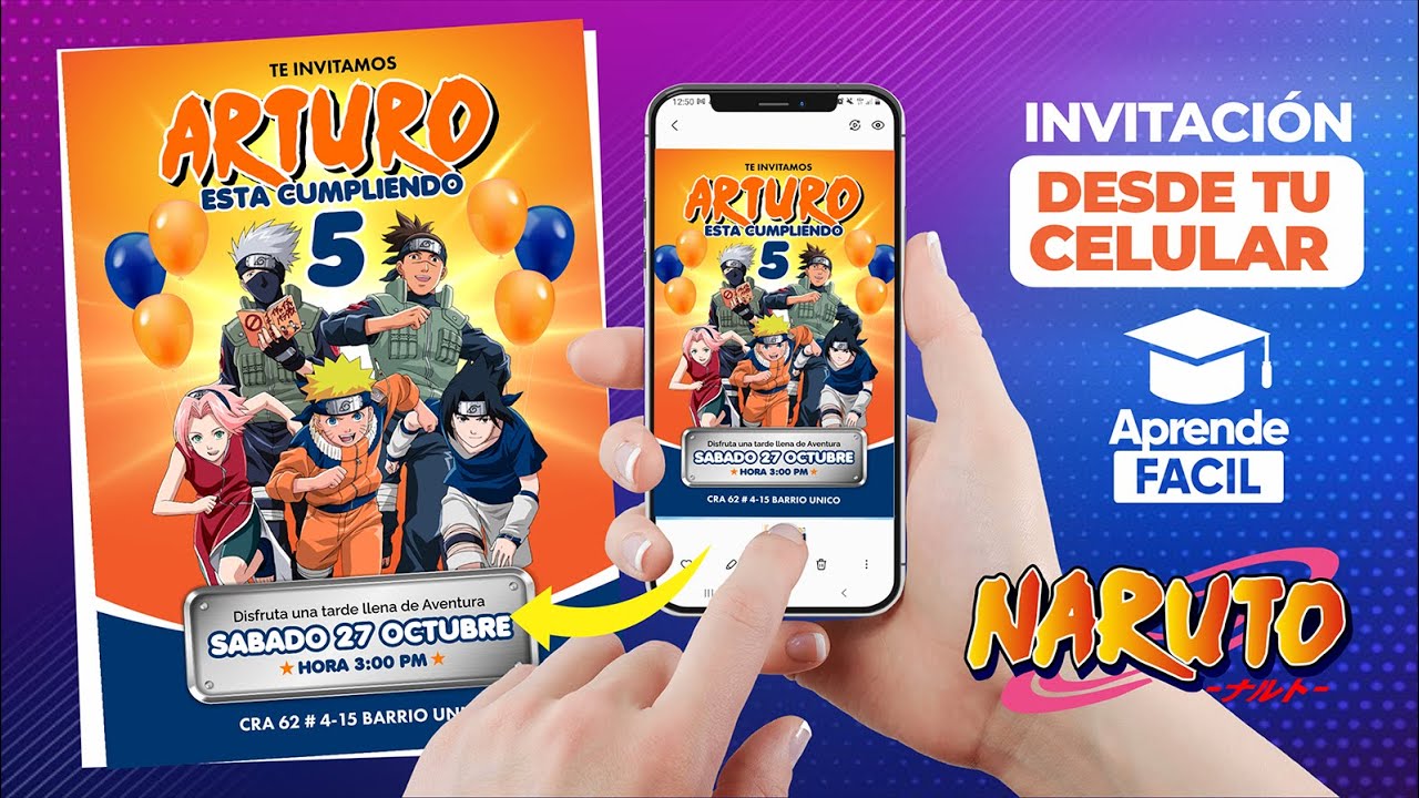 Invitación de Naruto