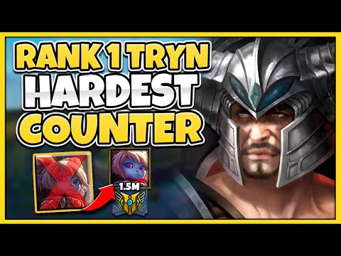 #1 TRYNDAMERE WORLD MURDERS HARDEST COUNTER (1 MIL MASTERY POPPY) WIN VS COUNTER - League of Legends