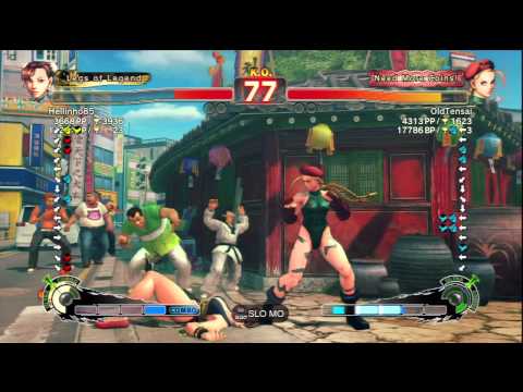 Hellinho85 [Chun Li] Vs OldTensai [Cammy] SSF4 AE Online Ranked Matches - PSN