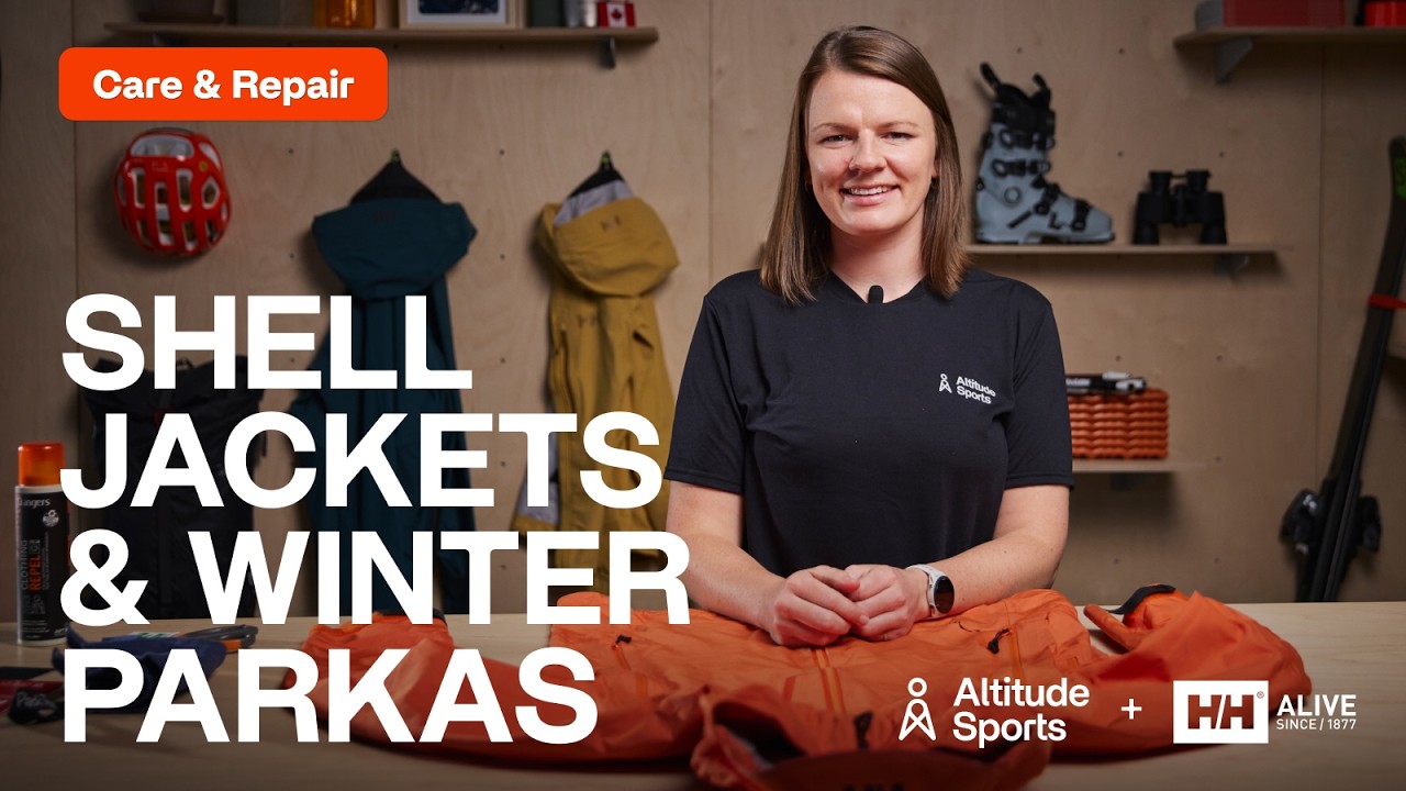 How to Fix Tears in Shells & Down Jackets | Altitude Sports x Helly Hansen