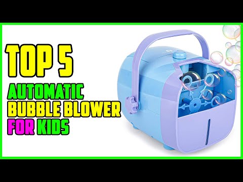 TOP 5 Best Automatic Bubble Blower for Kids 2026
