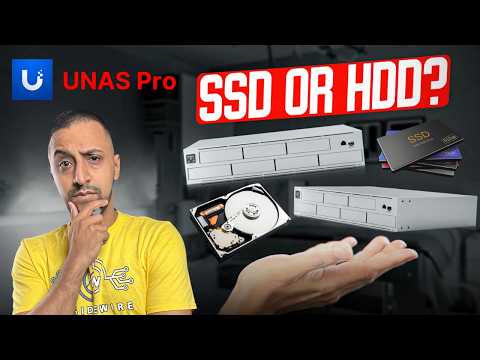 Ubiquiti UNAS Pro Speed Test: SSD vs. HDD Performance Comparison