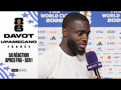 La réaction de Dayot UPAMECANO après la VICTOIRE de la FRANCE !