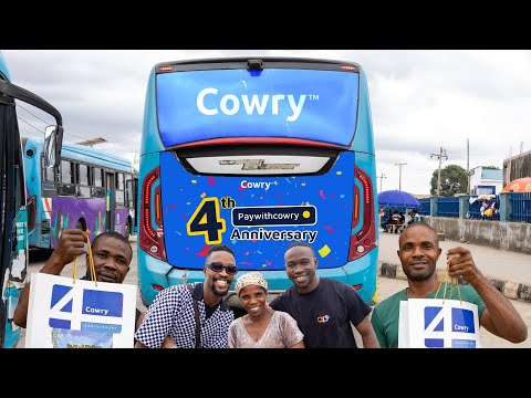 Surprise Gifts on BRT Buses! | Cowry Celebrates 4th Anniversary in Lagos