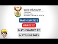 June Paper 2 Grade 12 Maths