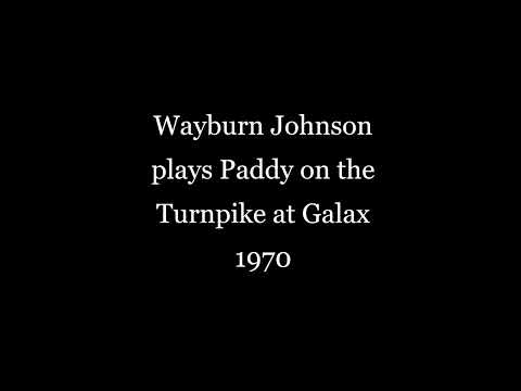 Wayburn Johnson plays Paddy on the Turnpike
