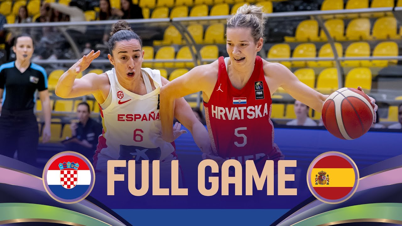 Croatia vs Spain Group Phase FIBA Women's EuroBasket 2025