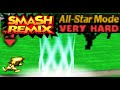 Smash Remix All Star Mode Gameplay With Metal Mario VERY HARD