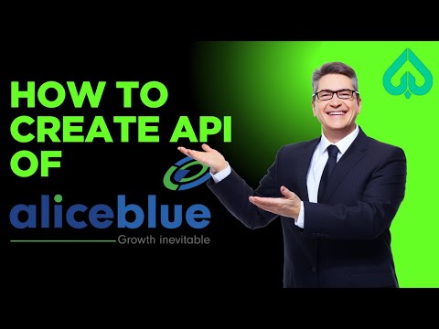 HOW TO CREATE ALICE BLUE API AND LINK TO  @acefinancealgo   DASHBOARD