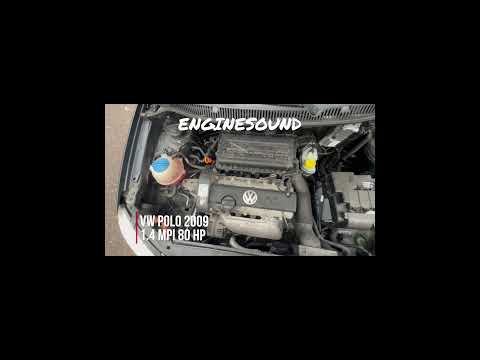 VW POLO 2009 1.4 MPI 80 HP ENGINESOUND #vw #polo #testdrive #engine