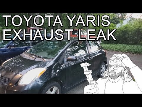 Toyota Yaris Exhaust Leak Fix (Front)