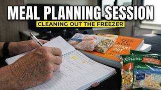 Meal Planning Session | Cleaning Out the Freezer & Planning Smart - Week 42