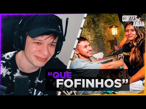 ARUAN REAGE A FIZ UM JANTAR ROMÂNTICO NA ILHA PARTICULAR (RENAN FIORINI) - Cortes do Aruan