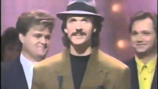 Mark O'Connor, Vince Gill, Steve Wariner, Ricky Skaggs, win history making CMA Awards 1991.