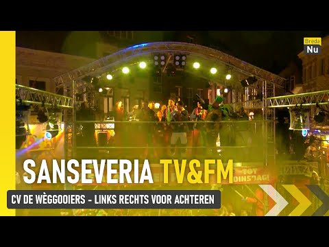 CV DE WÈGGOOIERS - LINKS RECHTS VOOR ACHTEREN [LIVE bij De Aláááfterparty] - Sanseveria TV&FM