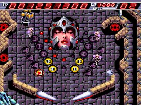 Devil's Crush AKA Dragon's Fury (Turbo Grafx 16) - Gameplay