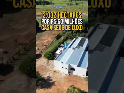 FAZENDA COM CASA SEDE DE LUXO A VENDA NO VALE DO ARAGUAIA - A MELHOR FAZENDA A VENDA NO TOCANTINS