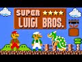 Super Luigi Bros Review Playthrough Super Mario Bros ROM Hack