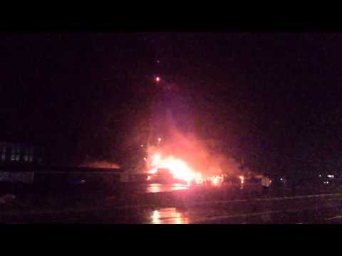 Hohenwutzen Polenmarkt brennt!