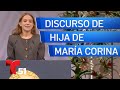 Discurso completo de la hija de María Corina Machado tras recibir el Premio Nobel de la Paz