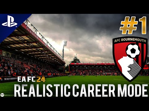 EA FC 24 | Realistic Career Mode | #1 | Bournemouth