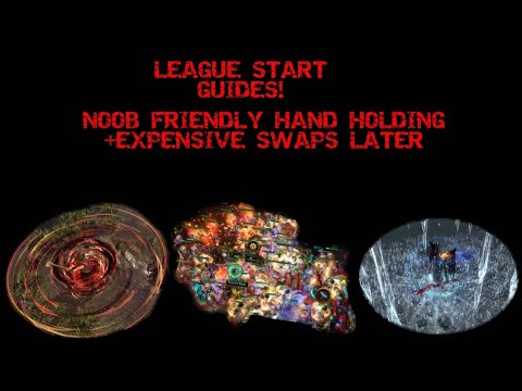 3 League Starters-Noob Friendly Hand Holding+Expensive Upgrade Potentials-Path of Exile (3.14)