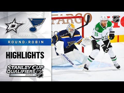 NHL Highlights | Stars @ Blues, Round Robin - Aug. 9, 2020