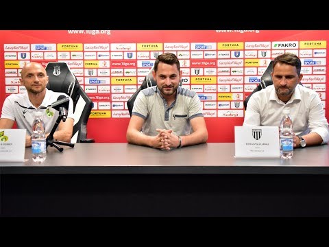 2019-08-25 Sandecja - GKS Bełchatów 2-1 (0-1), pomeczowa konferencja prasowa