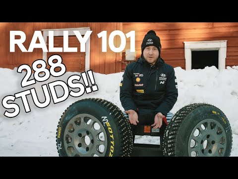 288 STUDS?! They drive 200kph with these in extreme cold! | Rally 101