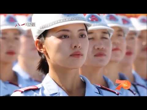 КИТАЙСКИЕ ДЕВУШКИ НА ПАРАДЕ ПОД ПЕСНЮ КАТЮША China Female Military Parade