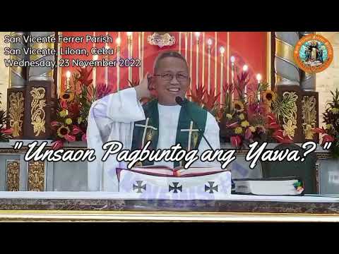 Homily: "Unsaon pag buntog ang yawa?"