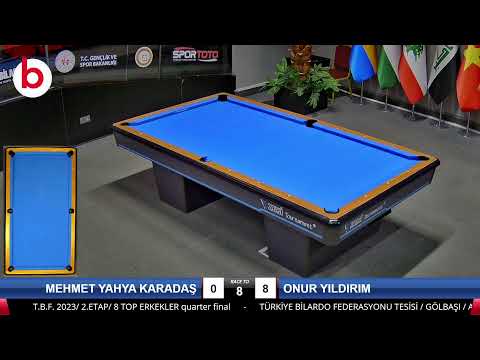 MEHMET YAHYA KARADAŞ & ONUR YILDIRIM Bilardo Maçı - 