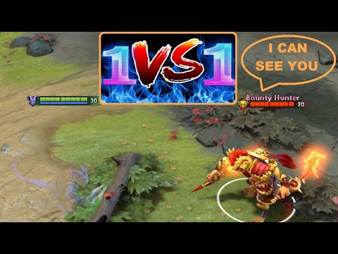 Riki VS Bounty Hounter - Level 30 [NO-ITEMS] WHO WOULD WIN? Dota 2 Funny