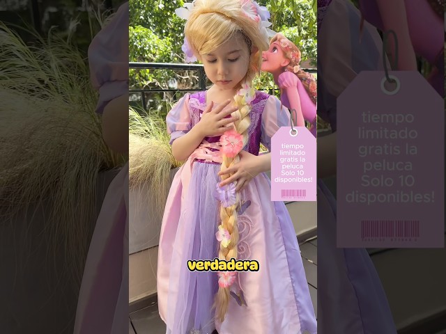 Vídeo relacionado con Disney Tangled Princess Rapunzel Big Face Costume Camiseta