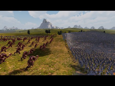 2 Million Trolls and Orcs vs 250,000 French Soldiers Ultimate Epic Battle Simulator 2