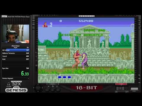 ALTERED BEAST SPEEDRUN  RadeskGames AO VIVO
