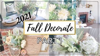 2021 Fall Decor Ideas | Decorate With Me For Fall | Neutral Fall Decor | The Craf-T Home
