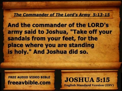 Holy Bible Book 06  Joshua 1-24, ESV