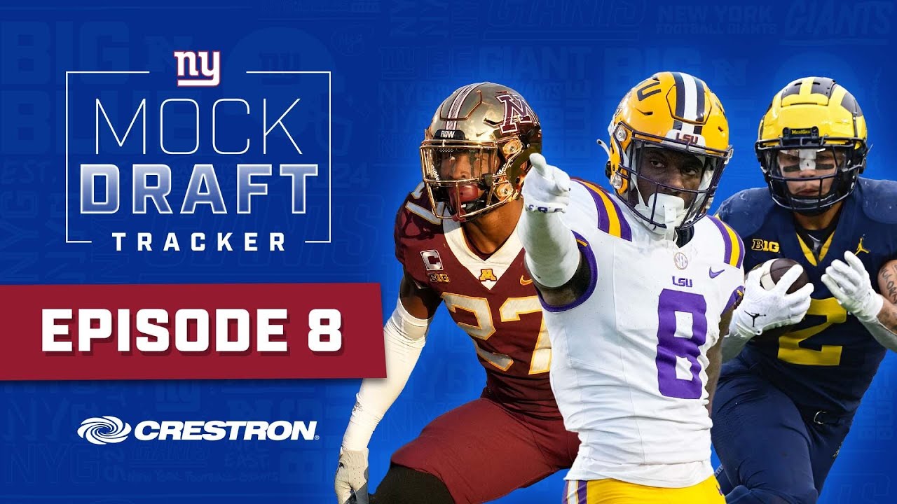 Mock Draft Tracker 8.0: Three Weeks Until Draft Night | New York Giants