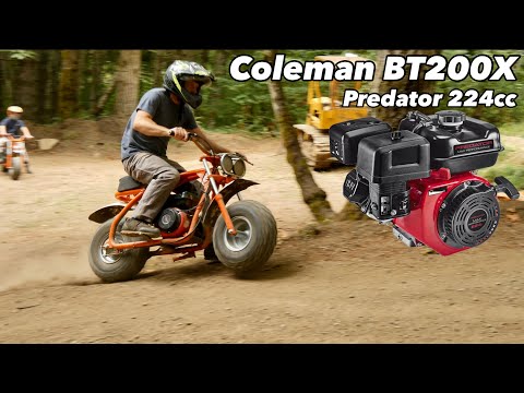 Coleman BT200X Mini Bike Performance Parts, Build, predator 224 Ghost 212cc Part 2