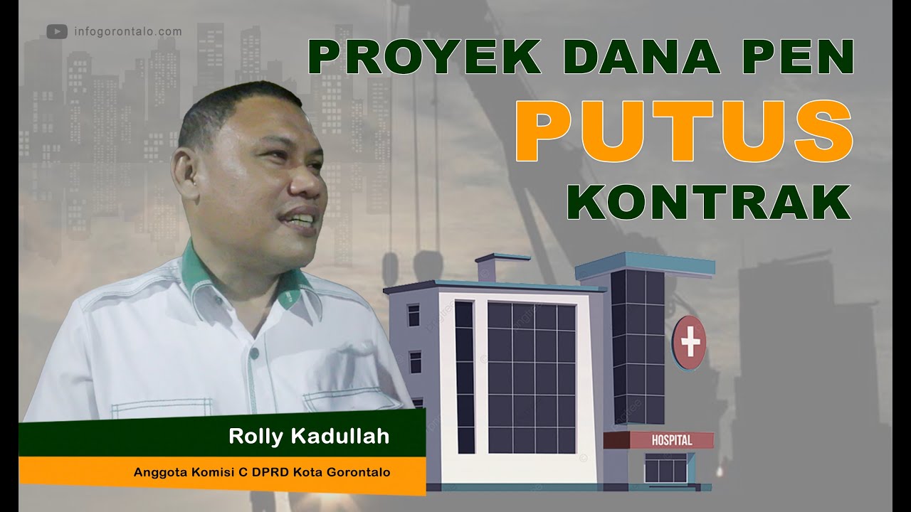 Proyek Dana PEN RSUD Otanaha Putus Kontrak