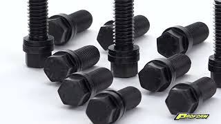 Wedge-Locking Header Bolts for Big Block Chevy , Big Block Mopar 413, Small Block Ford in 3/8" x 3/4" Long - video thumbnail 3