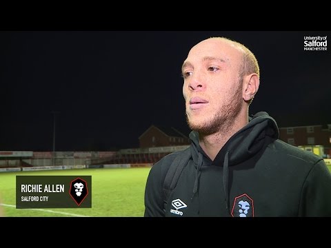 Altrincham 0-2 Salford City - Richie Allen post-match interview