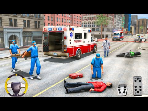 Ambulance Rescue City Driving 3D - 911 Rescue Emargency Van Simulator part-1