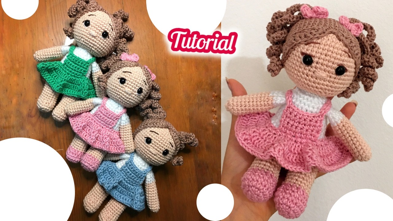 Amigurumi Crochet Doll Alana 1/2 | Tangled in Threads