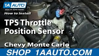 How to Replace Throttle Position Sensor 95-05 Chevy Monte Carlo