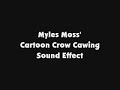 Myles Moss Cartoon Crow Cawing SFX