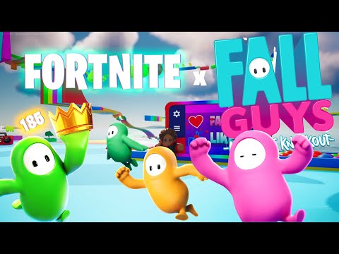 FORTNITE x FALL GUYS GAMEPLAY 185 checkpoint
