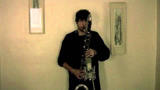 Contra Alto Clarinet Solo Jazz Improv by Brian Landrus